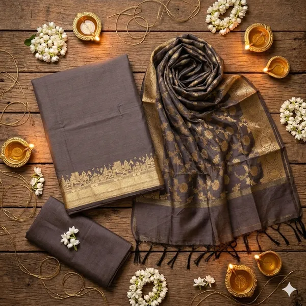 Saltegrey_Banarasi_Unstitched_Suit_Fabric_|_Cotton_Silk_Dress_Material_with_Zari_Weaving
