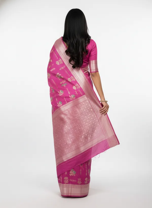 Rani_Pink_Banarasi_Silk_Meena_Work_Zari_Weaved_Saree