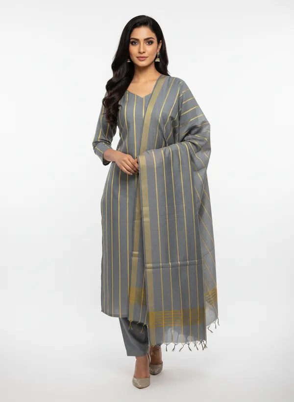 Grey_Banarasi_Cotton_Silk_Unstitched_Suit_Set_with_Dupatta_For_Women