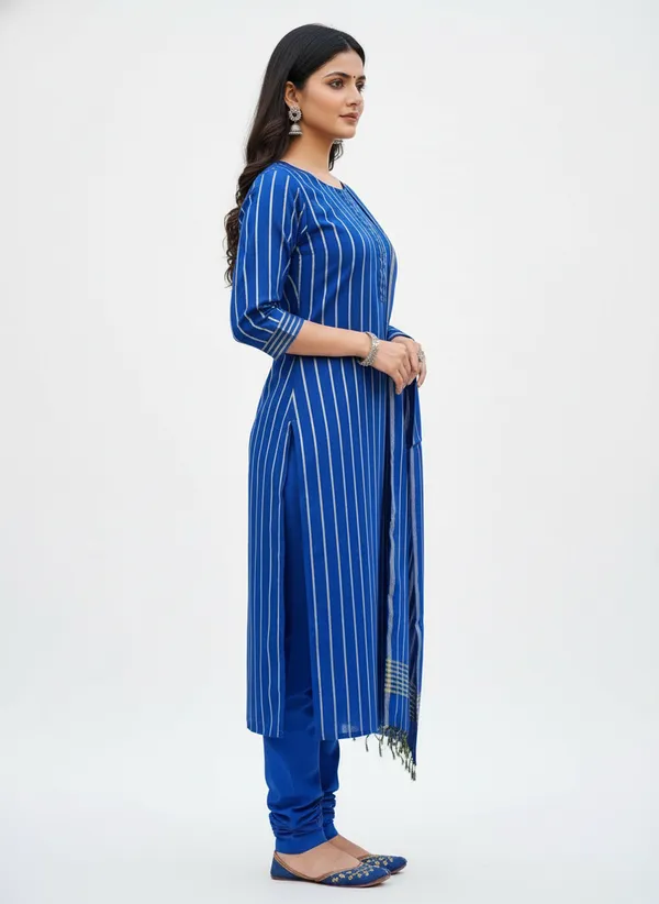 Royal_Blue_Banarasi_Cotton_Silk_Unstitched_Suit_Set_with_Dupatta_For_Women