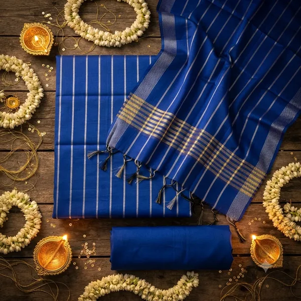 Royal_Blue_Banarasi_Cotton_Silk_Unstitched_Suit_Set_with_Dupatta_For_Women
