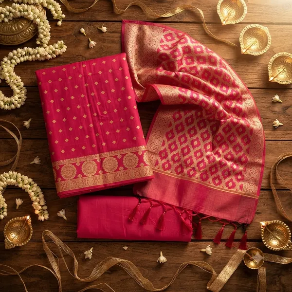 Rani_Banarasi_Women's_Unstitched_Suit_Material_With_Dupatta_For_Women
