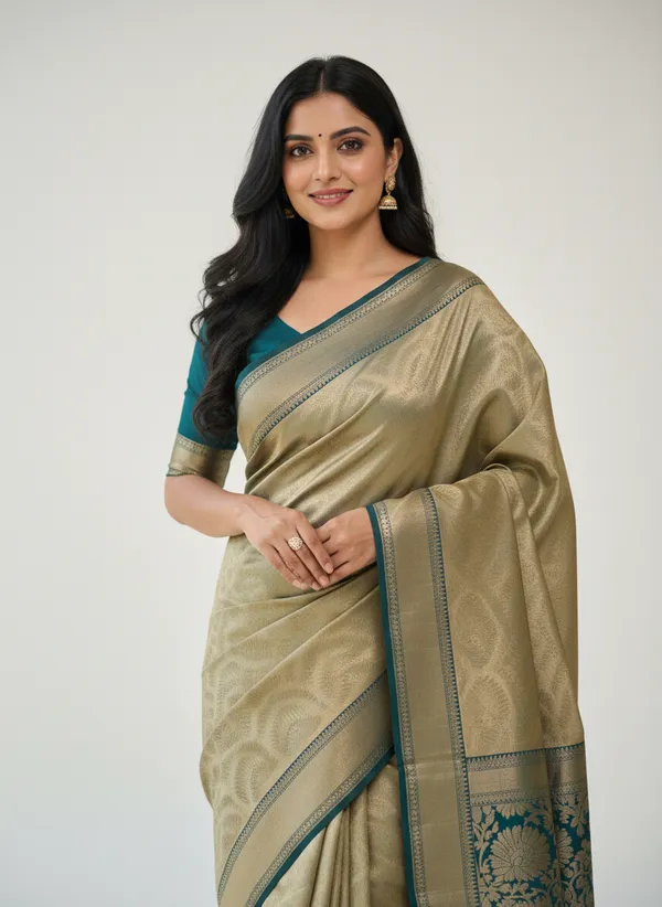 Bottel_Green_Tissue_Silk_Sarees_Online_|_Authentic_Banarasi_Collection