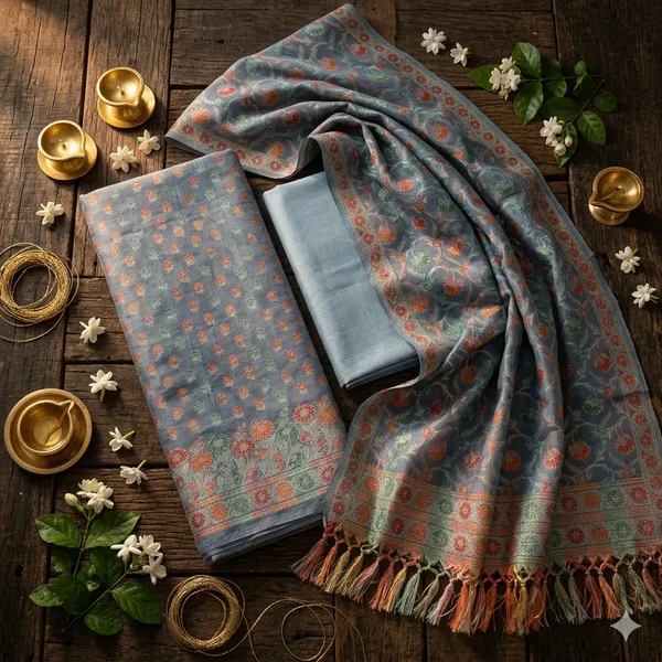 Grey_Unstitched_Suit_Fabric_|_Cotton_Silk_Dress_Material_with_Thread_Weaving