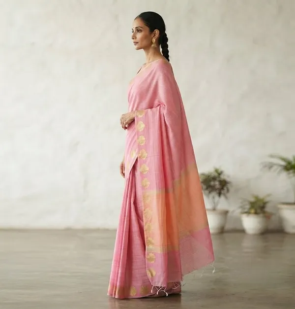 Light_Pink_Banarasi_Premium_Khadi_Silk_Saree_||_Authentic_Indian_Silk_Saree