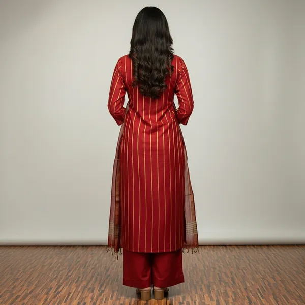 Maroon_Banarasi_Cotton_Silk_Unstitched_Suit_Set_with_Dupatta_For_Women