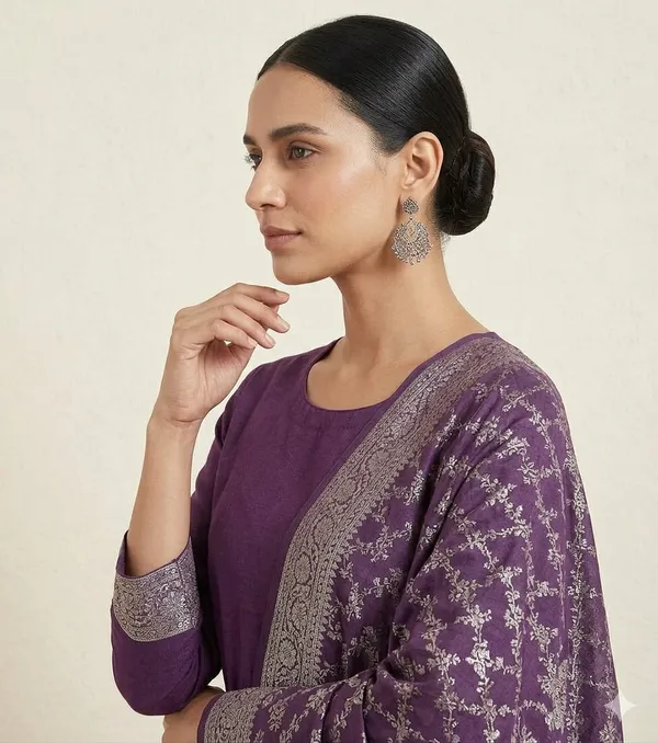 Burgundy_Banarasi_Unstitched_Suit_Fabric_|_Cotton_Silk_Dress_Material_with_Zari_Weaving