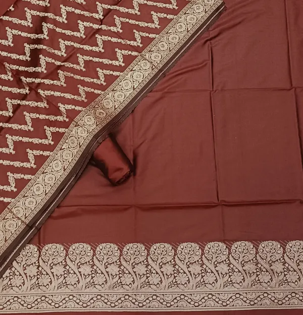 Maroon_Banarasi_Unstitched_Suit_Fabric_|_Cotton_Silk_Dress_Material_with_Zari_Weaving