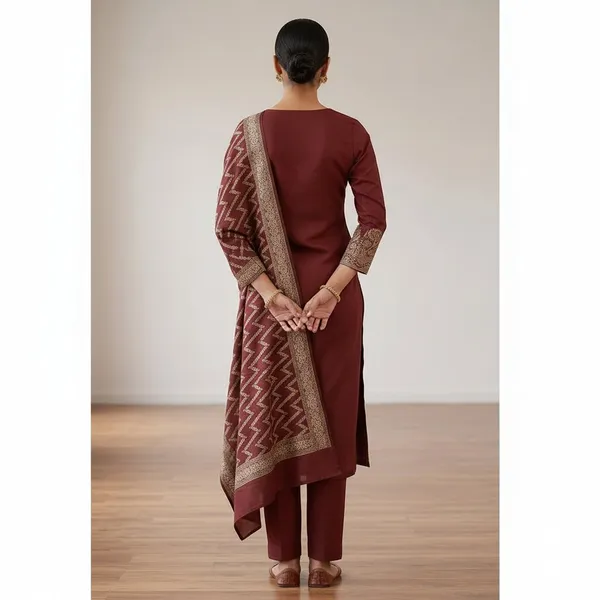 Maroon_Banarasi_Unstitched_Suit_Fabric_|_Cotton_Silk_Dress_Material_with_Zari_Weaving