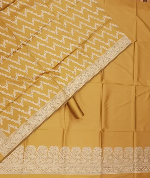 Mustard_Banarasi_Unstitched_Suit_Fabric_|_Cotton_Silk_Dress_Material_with_Zari_Weaving