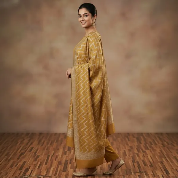 Mustard_Banarasi_Unstitched_Suit_Fabric_|_Cotton_Silk_Dress_Material_with_Zari_Weaving