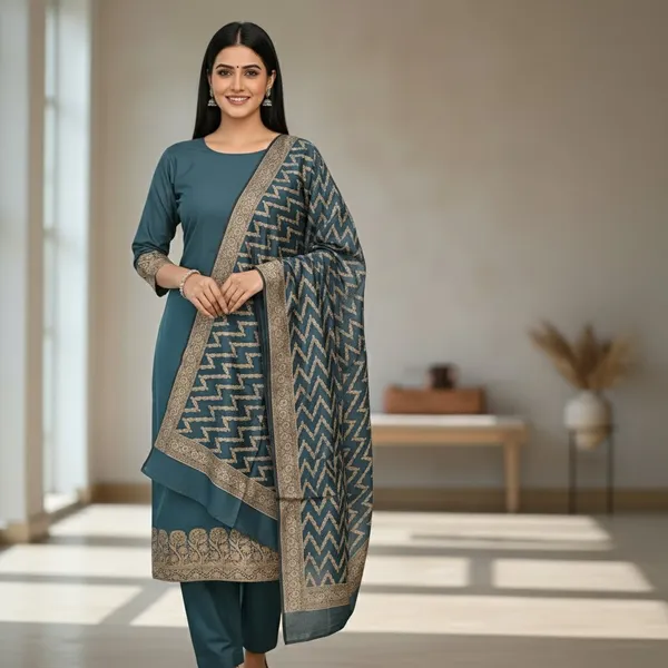 Sea_Green_Banarasi_Unstitched_Suit_Fabric_|_Cotton_Silk_Dress_Material_with_Zari_Weaving