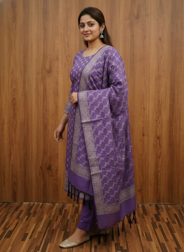 Burgundy_Banarasi_Unstitched_Suit_Fabric_|_Silk_Dress_Material_with_Zari_Weaving