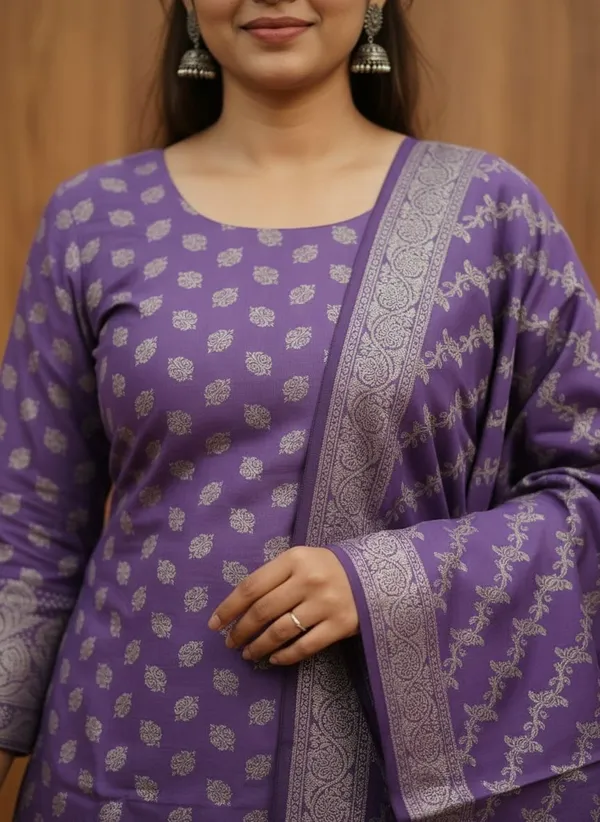 Burgundy_Banarasi_Unstitched_Suit_Fabric_|_Silk_Dress_Material_with_Zari_Weaving
