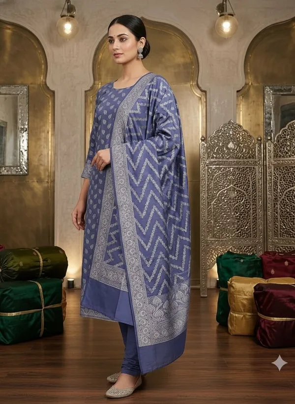 Purple_Banarasi_Unstitched_Suit_Fabric_|_Silk_Dress_Material_with_Zari_Weaving