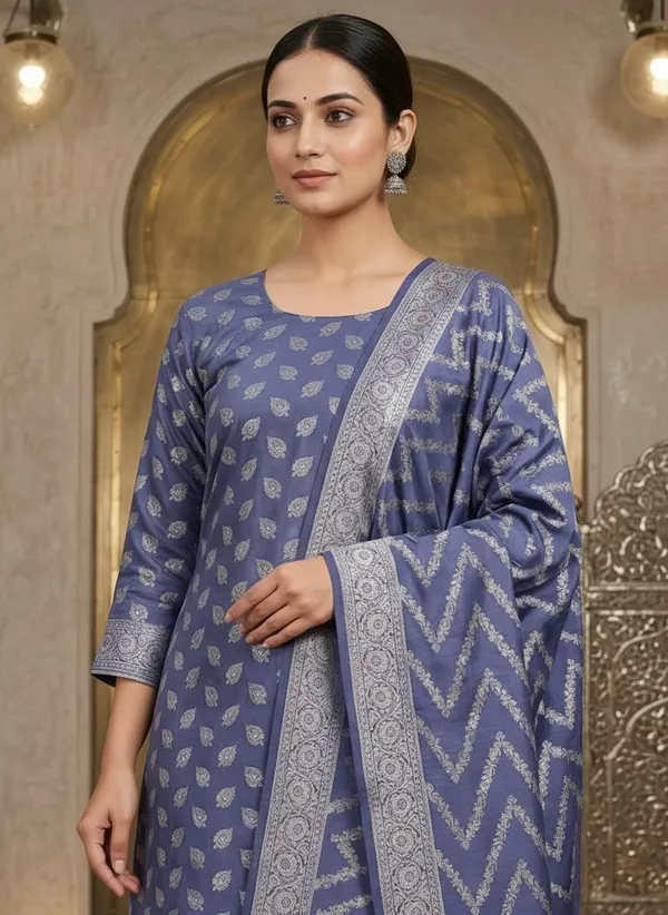 Purple_Banarasi_Unstitched_Suit_Fabric_|_Silk_Dress_Material_with_Zari_Weaving