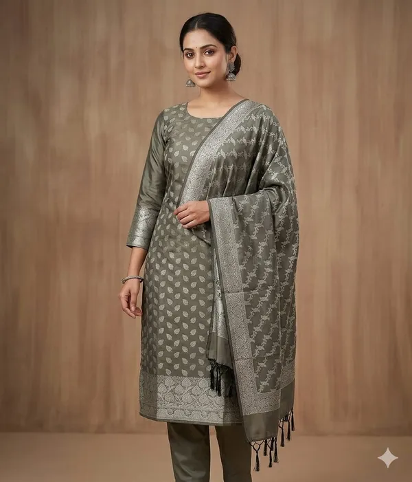 Saltegrey_Banarasi_Unstitched_Suit_Fabric_|_Silk_Dress_Material_with_Zari_Weaving