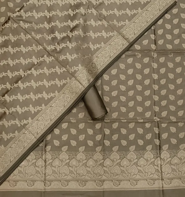 Saltegrey_Banarasi_Unstitched_Suit_Fabric_|_Silk_Dress_Material_with_Zari_Weaving