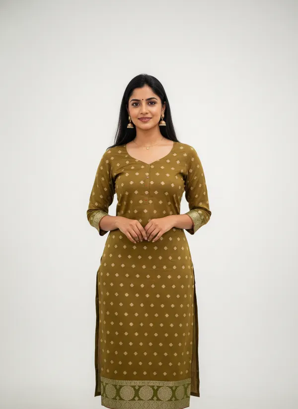 Mehendi_Banarasi_Women's_Unstitched_Suit_Material_With_Dupatta_For_Women