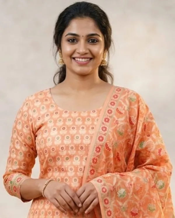 Peach_Unstitched_Suit_Fabric_|_Cotton_Silk_Dress_Material_with_Thread_Weaving