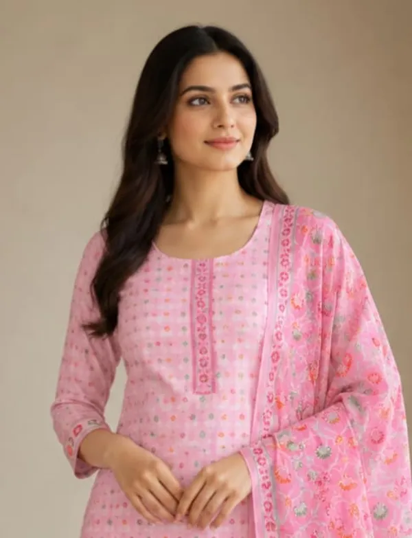 Light_Pink_Unstitched_Suit_Fabric_|_Cotton_Silk_Dress_Material_with_Thread_Weaving
