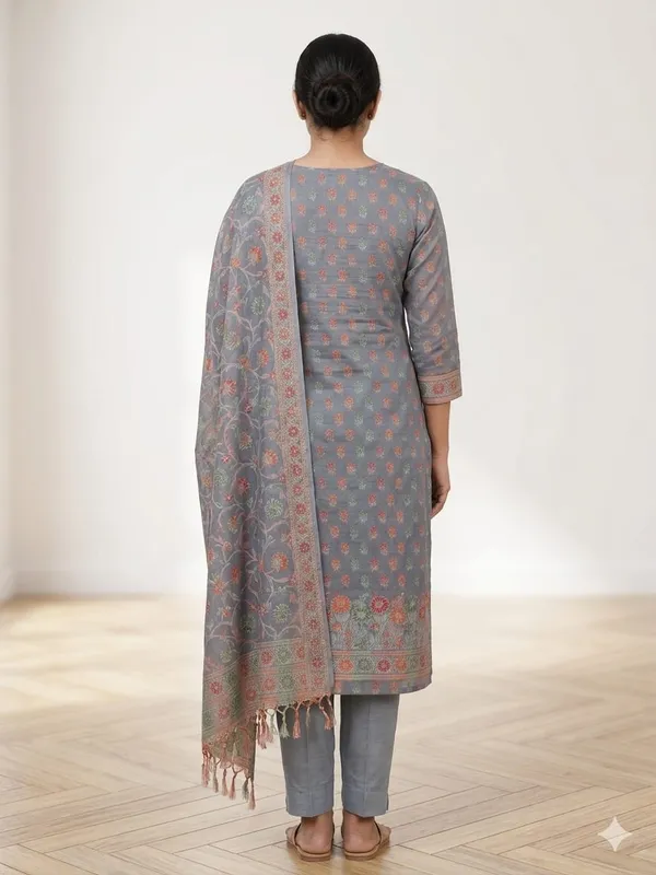 Grey_Unstitched_Suit_Fabric_|_Cotton_Silk_Dress_Material_with_Thread_Weaving