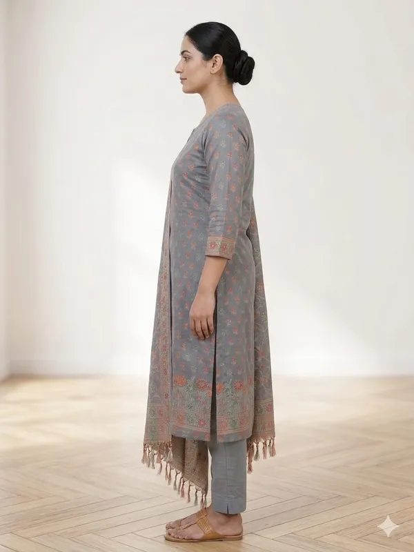 Grey_Unstitched_Suit_Fabric_|_Cotton_Silk_Dress_Material_with_Thread_Weaving