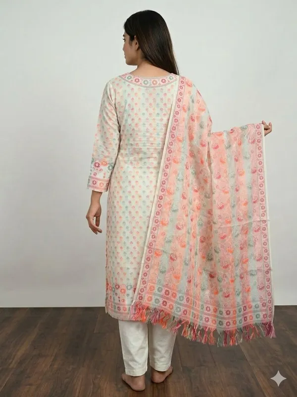 Cream_Unstitched_Suit_Fabric_|_Cotton_Silk_Dress_Material_with_Thread_Weaving