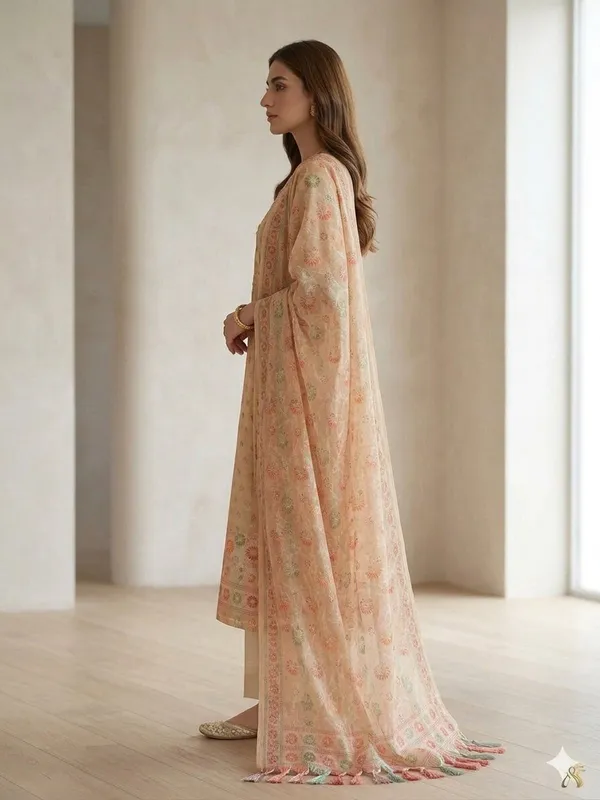 Beige_Unstitched_Suit_Fabric_|_Cotton_Silk_Dress_Material_with_Thread_Weaving