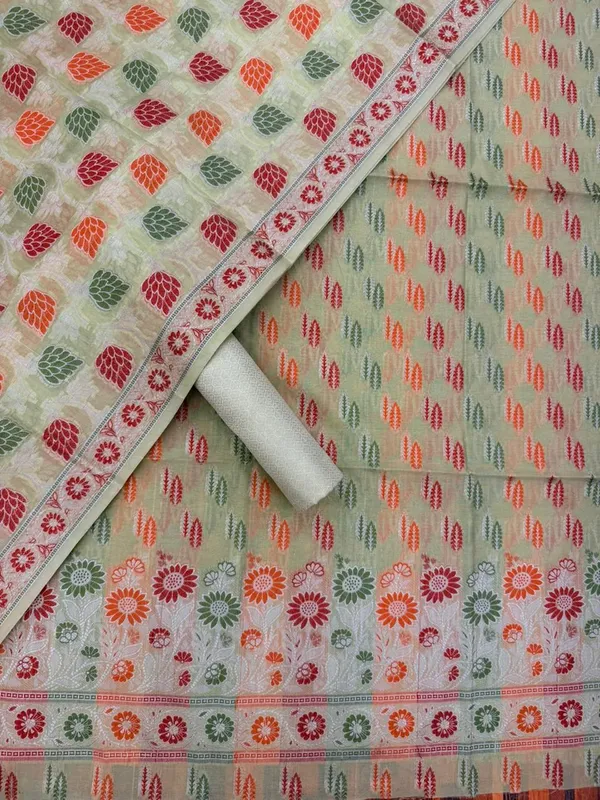 Pista_Unstitched_Suit_Fabric_|_Cotton_Silk_Dress_Material_with_Thread_Weaving