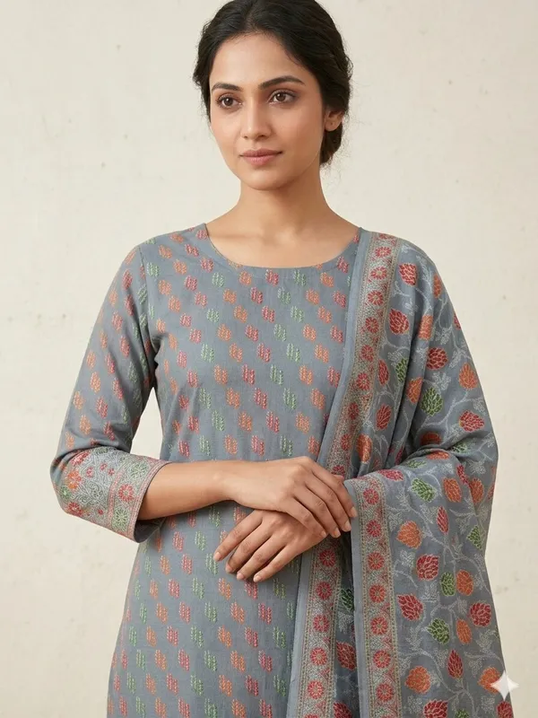 Grey_Unstitched_Suit_Fabric_|_Cotton_Silk_Dress_Material_with_Thread_Weaving