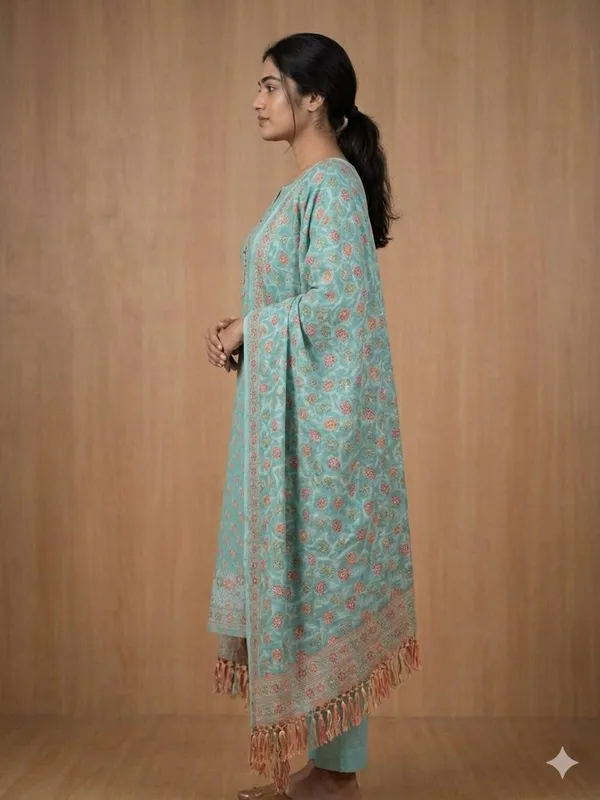 Sea_Green_Unstitched_Suit_Fabric_|_Cotton_Silk_Dress_Material_with_Thread_Weaving