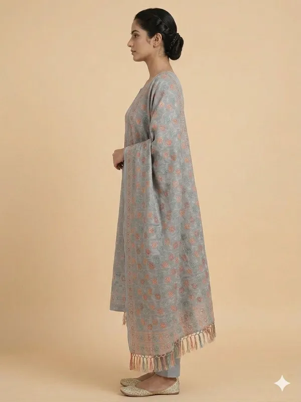 Grey_Unstitched_Suit_Fabric_|_Cotton_Silk_Dress_Material_with_Thread_Weaving