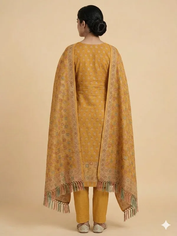 Mustard_Unstitched_Suit_Fabric_|_Cotton_Silk_Dress_Material_with_Thread_Weaving