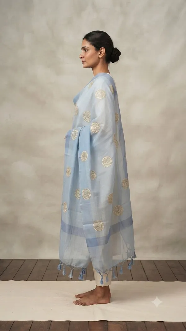 Grey_Banarasi_Organza_Hand-Woven_Zari_Work_Dupatta_for_Women_|_Lightweight_Traditional_Ethnic_Dupatta
