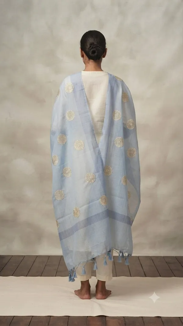 Grey_Banarasi_Organza_Hand-Woven_Zari_Work_Dupatta_for_Women_|_Lightweight_Traditional_Ethnic_Dupatta