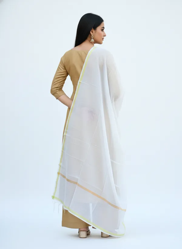 White_Banarasi_Plain_Dupatta_with_Zari_Border_for_Women_|_Lightweight_Traditional_Ethnic_Dupatta