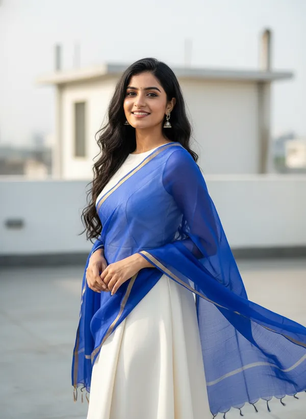 Royal_Blue_Banarasi_Plain_Dupatta_with_Zari_Border_for_Women_|_Lightweight_Traditional_Ethnic_Dupatta