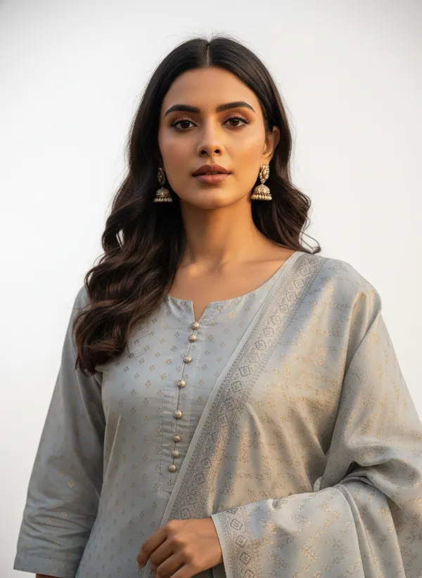 Grey_Banarasi_Mashru_Silk_Suit_Unstitched_Set_with_Dupatta_|_Womens_Festive_Ethnic_Wear