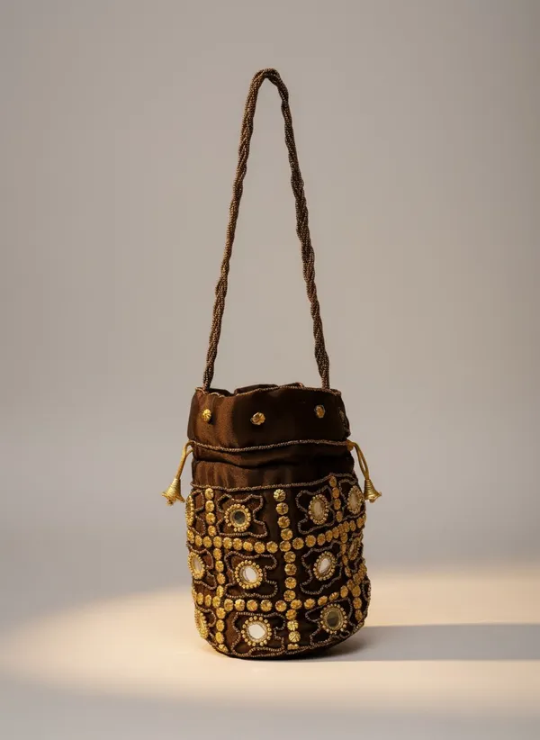 Coca_Cola_colour_Handcrafted_Banarasi_Brocade_Potli_Bag_with_Drawstring_Closure