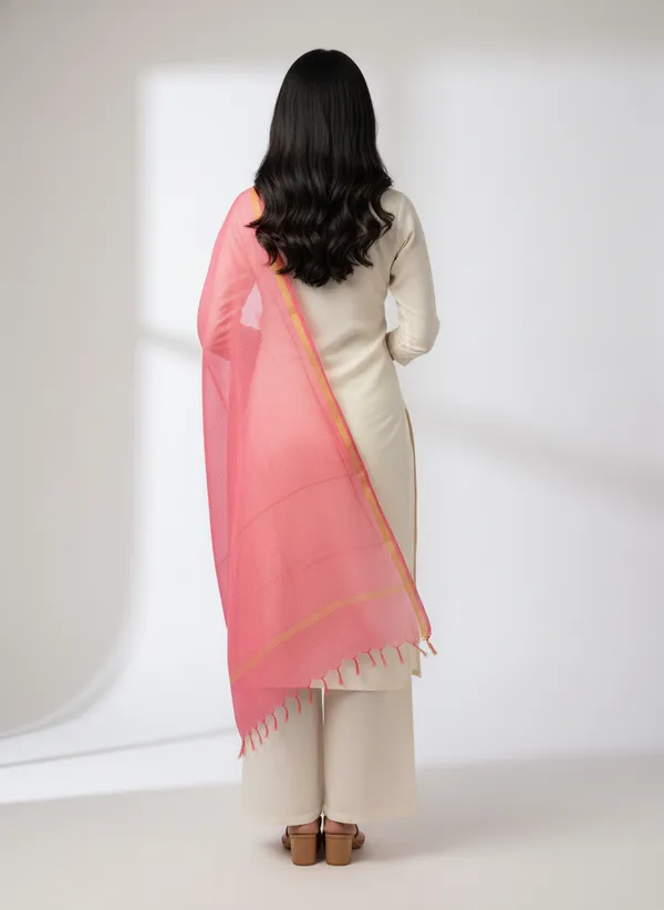 Light_Pink_Banarasi_Moonga_Check_Dupatta_For_Women