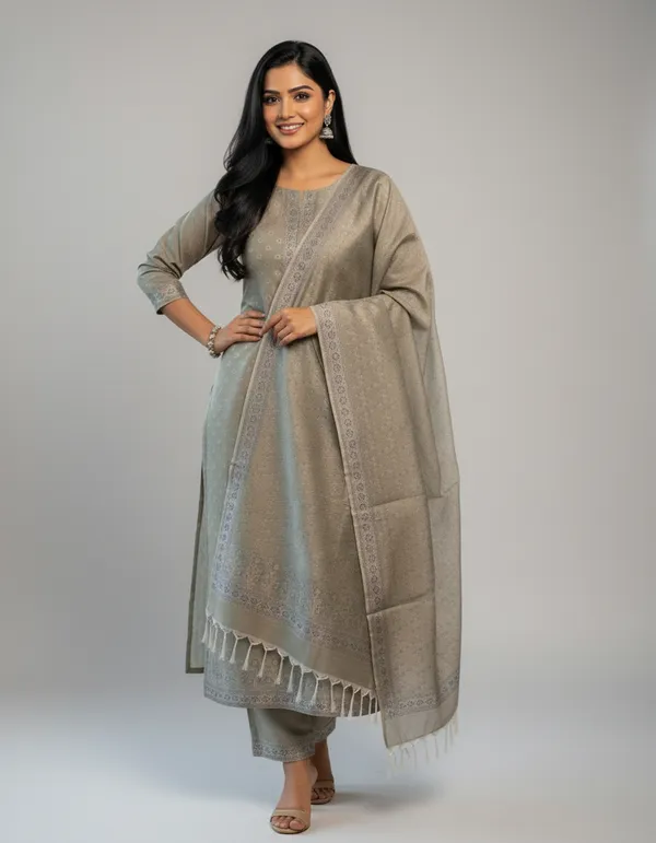 Slate_Grey_Banarasi_Mashru_Silk_Unstitched_Suit_Set_with_Dupatta_|_Womens_Festive_Ethnic_Wear