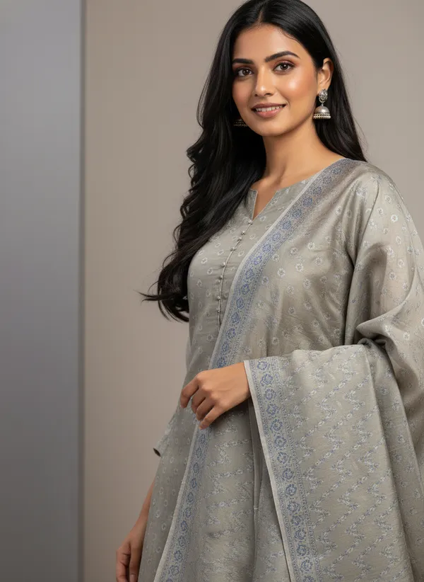 Slate_Grey_Banarasi_Mashru_Silk_Unstitched_Suit_Set_with_Dupatta_|_Womens_Festive_Ethnic_Wear