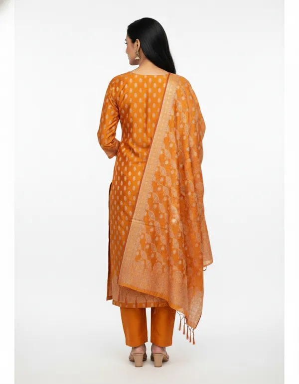 Musturd_Banarasi_Unstitched_Suit_Fabric_|_Cotton_Silk_Dress_Material_with_Zari_Weaving