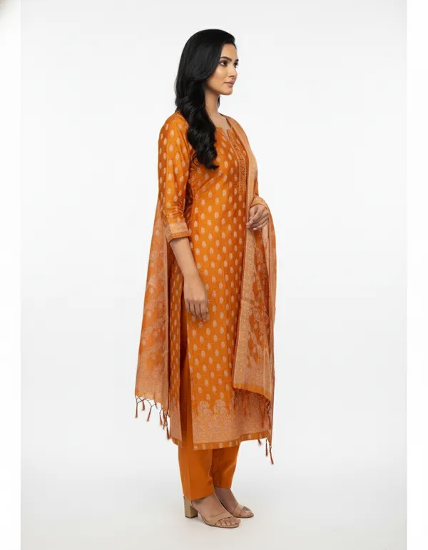Musturd_Banarasi_Unstitched_Suit_Fabric_|_Cotton_Silk_Dress_Material_with_Zari_Weaving