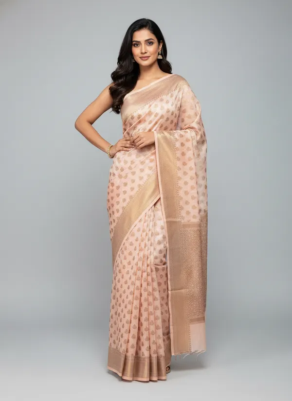 Light_Pink_Banarasi_Kota_Silk_Zari_Weaved_Saree