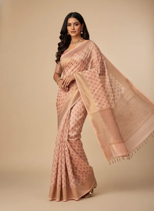 Light_Pink_Banarasi_Kota_Silk_Zari_Weaved_Saree