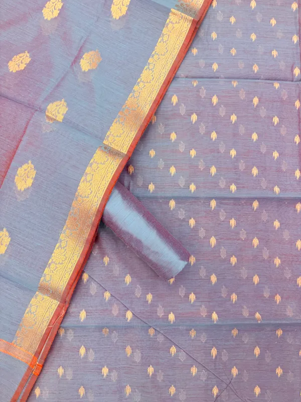 Light_Blue_Banarasi_Unstitched_Suit_Fabric_|_Cotton_Silk_Dress_Material_with_Zari_Weaving