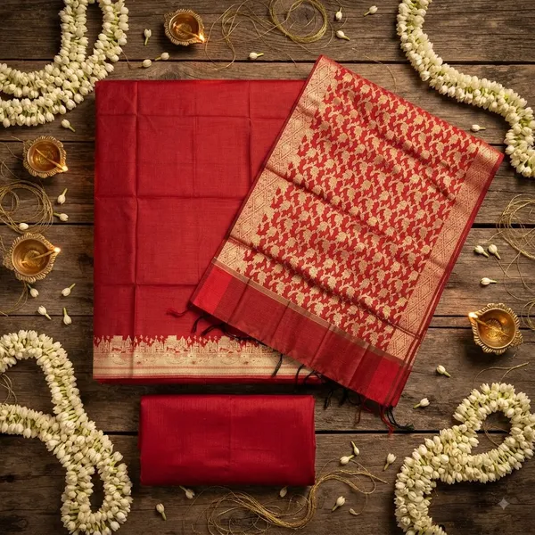 Maroon_Banarasi_Unstitched_Suit_Fabric_|_Cotton_Silk_Dress_Material_with_Zari_Weaving