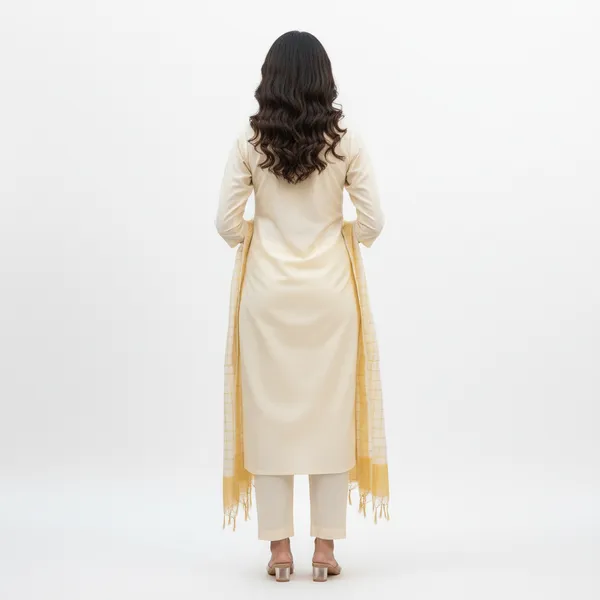 White_Banarasi_Thread_Work_Checkered_Dupatta_For_Women